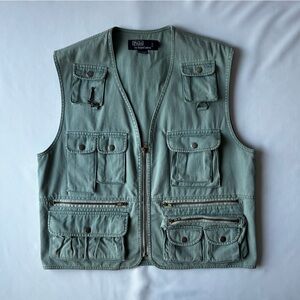 Ralph Lauren Polo Green Cotton Vest